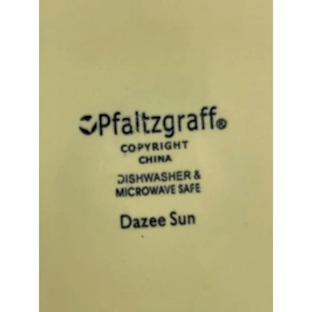 Pfaltzgraff Dazee Sun Yellow Daisy Serving Bowl 8